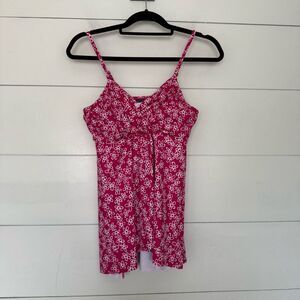 Shape Benefits Women’s Medium Pink Patterned Tankini Chadwicks Beach Pool